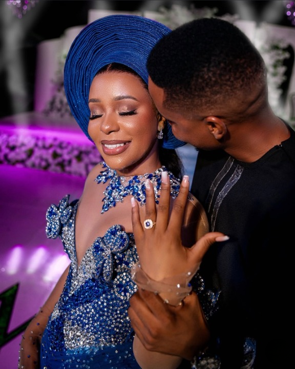Couple at a rooftop wedding venue in Dar es Salaam